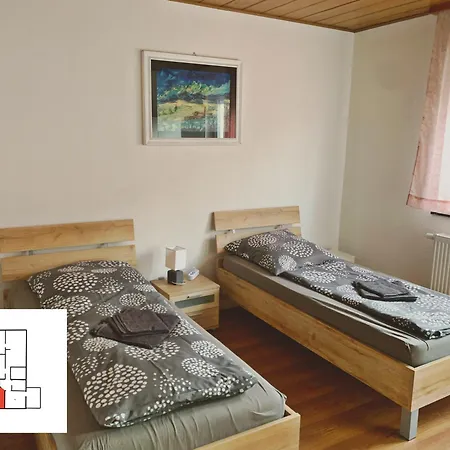 Δωμάτια σε οικογενειακή κατοικία Monteurzimmer Kati 1 Albstadt