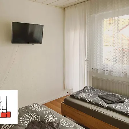 Δωμάτια σε οικογενειακή κατοικία Monteurzimmer Kati 1